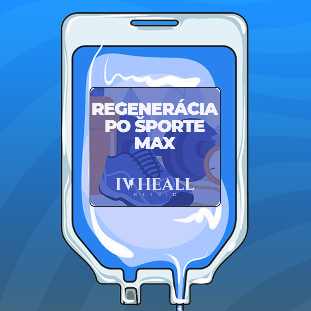 Regenerácia po športe MAX – infúzna terapia pre rýchlu regeneráciu svalov