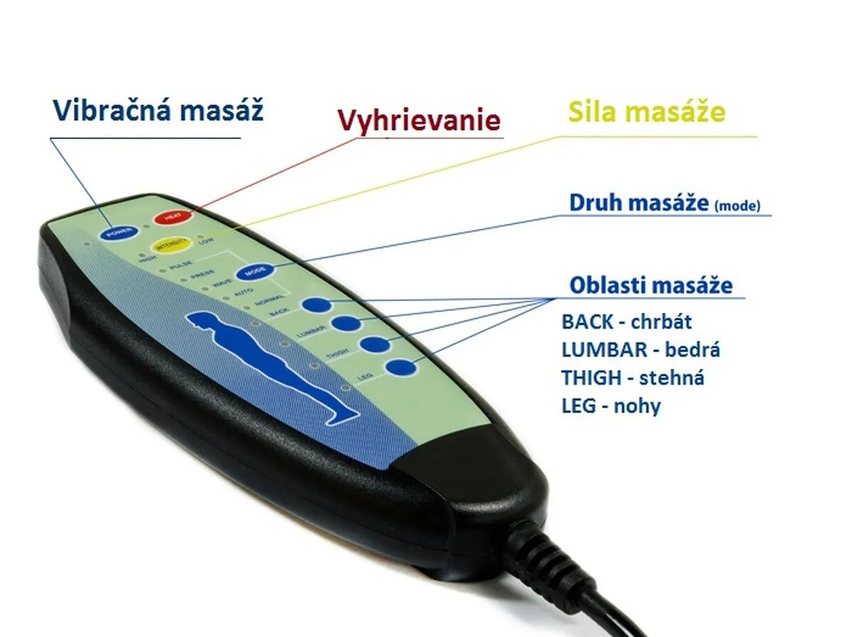 Komfortné masážne kreslo pre maximálny oddych a pohodu.
