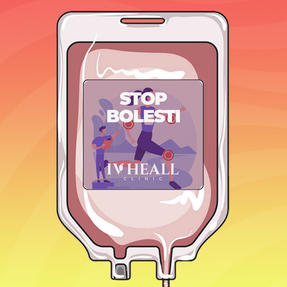 Stop bolesti – infúzia na zmiernenie bolesti a regeneráciu | IV HEALL CLINIC